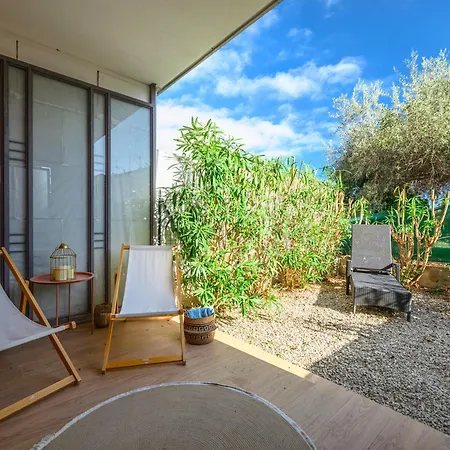 Apartamento Le Cocon - Quiet - 5min - Free Private Parking - Terrace, Garden&balcony Monaco