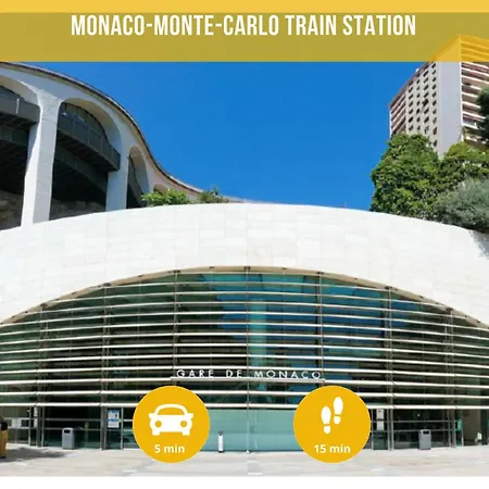 Apartamento Le Cocon - Quiet - 5min - Free Private Parking - Terrace, Garden&balcony Monaco