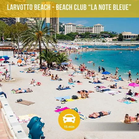 Apartamento Le Cocon - Quiet - 5min - Free Private Parking - Terrace, Garden&balcony Monaco
