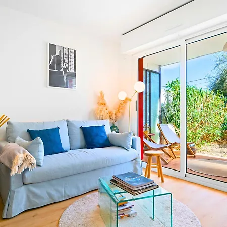 Apartamento Le Cocon - Quiet - 5min - Free Private Parking - Terrace, Garden&balcony *