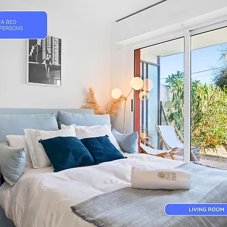 Apartment Le Cocon - A Peaceful Just 5 Minutes From - Free Private Parking - Terrace & Balcony - 20-minute Walk To Port *