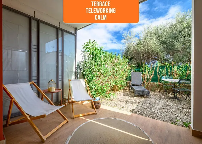 Le Cocon - 5 Min To - Ideal Couple Or Business - Free Private Parking - Near Events - Terrace And Balcony - Very Quiet - Premium Services 公寓 Monaco