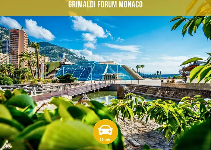Le Cocon - 5 Min To - Ideal Couple Or Business - Free Private Parking - Near Events - Terrace And Balcony - Very Quiet - Premium Services Monaco