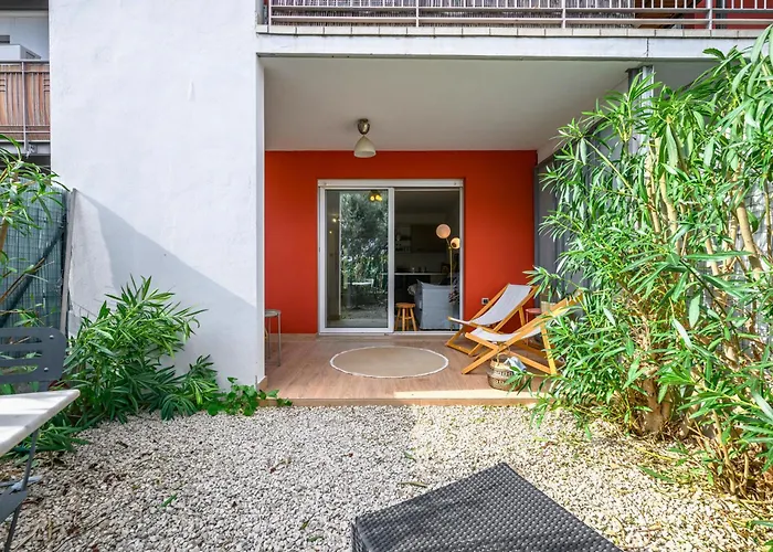Le Cocon - 5 Min To - Ideal Couple Or Business - Free Private Parking - Near Events - Terrace And Balcony - Very Quiet - Premium Services 公寓 *