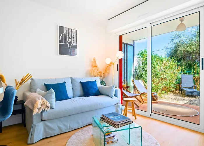 公寓 Le Cocon - 5 Min To - Ideal Couple Or Business - Free Private Parking - Near Events - Terrace And Balcony - Very Quiet - Premium Services *